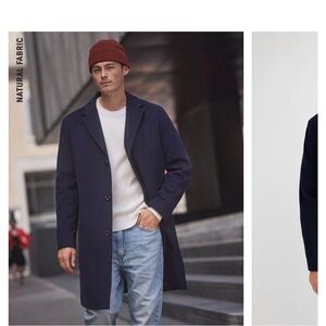 RW&CO Wool Blend Coat Chestnut